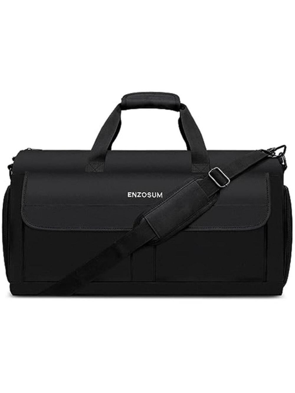 Mens Carry On Garment Bag Convertible Travel Duffel Suit Bag Shoe Compartment